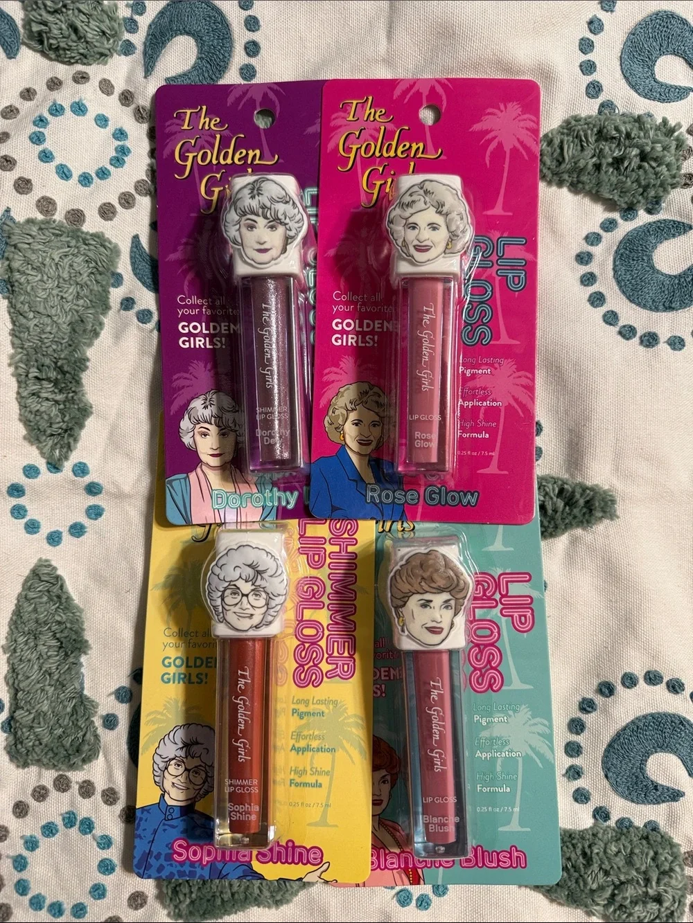 *HOT* The Golden Girls Lip Gloss Set - Multi Pink Shades
